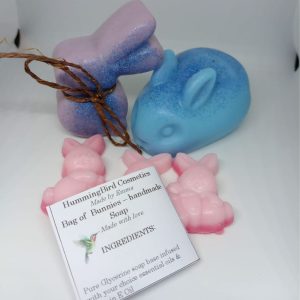 bunny soap ,glycerine soap