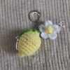 Lemon and Flower Keychain